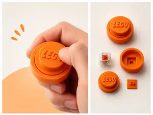 LEGOs Clicky button fidget toy clicker