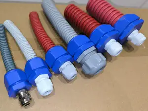 Screw-Lock Flexible Pipe Gland To Cable Gland