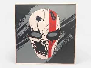 Devil's Night White Mask 200mm x 200mm Hueforge