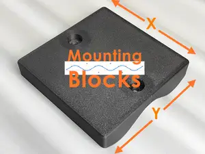 IronWave Squares - 16x76mm Corrugated MountBlocks