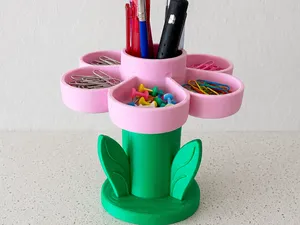 Cute Flower Pencil Holder & Desk Organizer