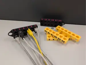 RJ45 dummy Patch-Panel for switch swapping