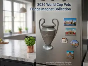 UEFA Champions League Trophy Desk & Fridge Magnet