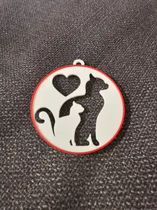 Cat lover Christmas tree ornament