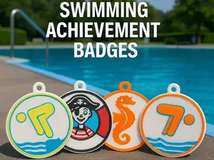 Schwimmabzeichen Schlüsselanhänger Tasche Kinder
