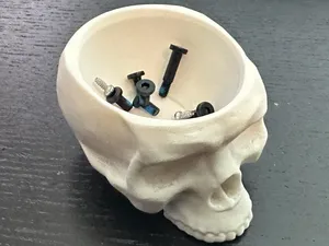 Skull Small Parts And Hardware Bowl - 30mm Magnet
