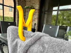 Towel clip for beach chair