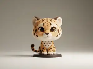猎豹-动物园系列幼儿认知百科-儿童涂色玩具