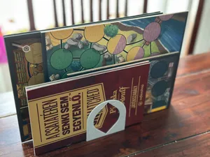 Unmatched map and rulebook stand