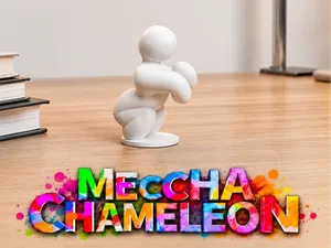 Meccha Chameleon Game Character - Funny Pose
