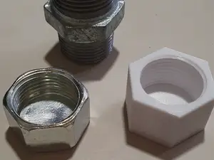 threaded cap. 1" inch
