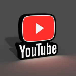 YouTube Lightbox LED Lamp