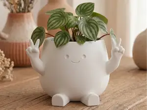 "Zuki" Peace Planter - Cute Kawaii Decor