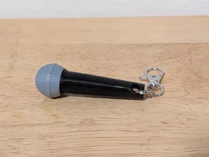 Microphone Keychain