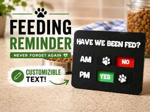 Cat & Dog Feeding Reminder (AM/PM Slider)