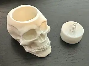 Gothic Skull Tealight Candle Holder 
