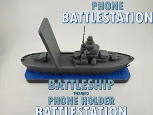 Battleship Phone Dock — "Phone Battlestation"
