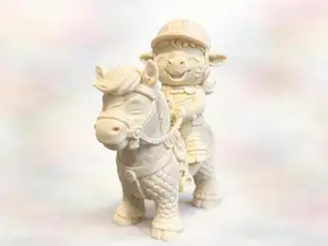Highland Cow Horse Rider