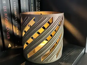 Spiral Glow Tea light Holder