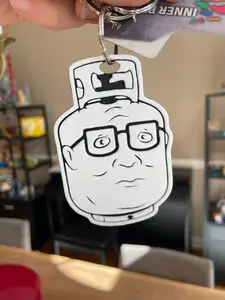 Hank Hill Keychain / King of the hill / Funny /