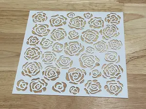 Stencil Roses