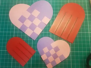 Woven Heart Stencils