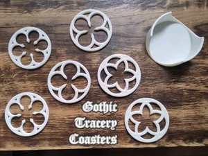 Gothic Tracery Coaster Set