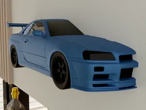 Nissan Skyline GT-R R34 Wall-mounted