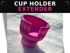 Car cup holder extender