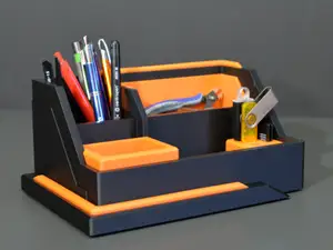 Cyberpunk Desk Organizer – Large Version