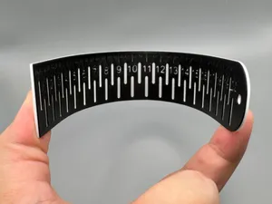 Flexible 20 cm Ruler – PLA Bendable Measuring Tool