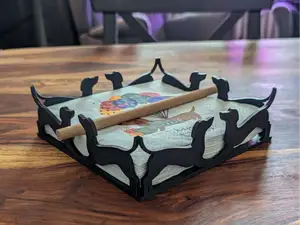 dachshund napkin holder (Serviettenhalter)
