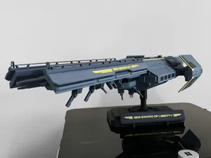 Helldivers 2 Super Destroyer with stand