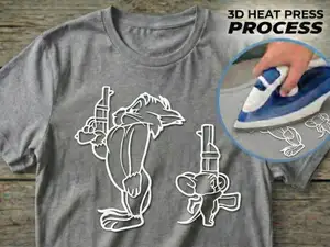 T-shirt Print - Tom and Jerry