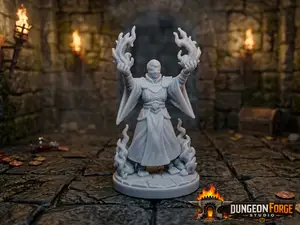 D&D Miniature - Pyromancer