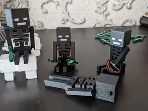 Minecraft Wither Skeleton Articulated