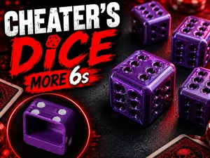 Cheater's Dice - Loaded Dice That Favor 6