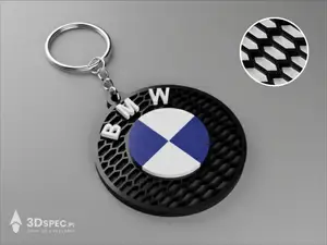 BMW honeycomb keychain