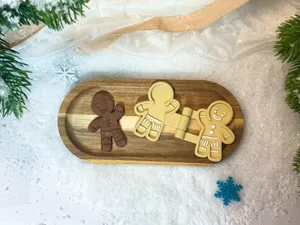 Playdough gingerbread waffle creator