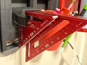 Milwaukee Framing Square holder for Packout Wall