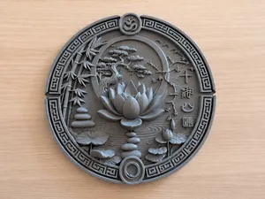 Tableaux Rond 3D Zen v.12
