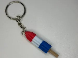 Firecracker Popsicle Keychain