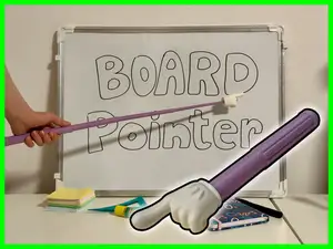 Collapsible Telescopic Pointer With Mini Hand