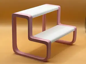 2-tier display stand / rack for collectibles