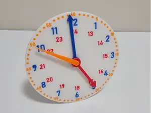 Learning clock for children.