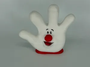 Cartoon Helper Glove Hand – Stylized 3D Printable
