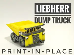 Liebherr Dump Truck - Print-in-Place