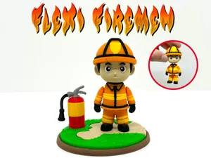 Flexi pompiere - Toy/Keychain