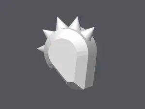 Dummy 13 Spike Mohawk Head