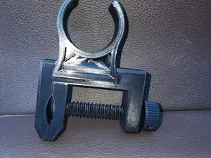 pipe clamp with pipe holder pole saw basket mount